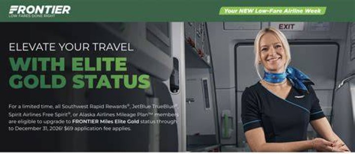 Apply for Frontier Airlines status with this new status offer The