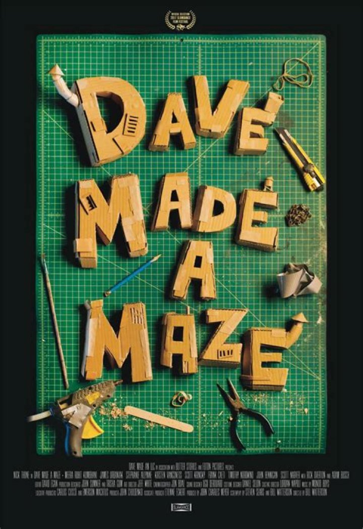 Dave Made A Maze (2017) Film, Trailer, Kritik