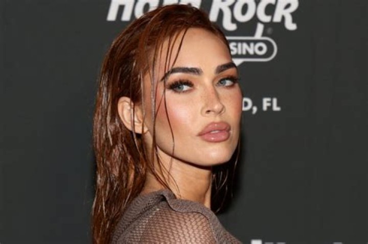 Megan Fox Shows Off New Bob Hairstyle and Her Figure in Tiny Orange