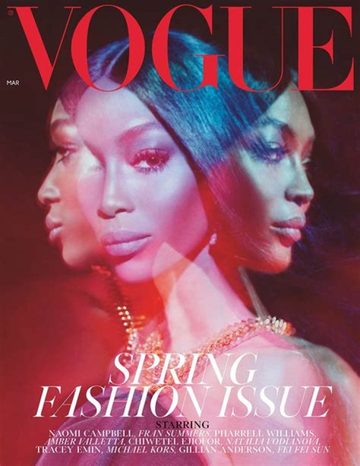 Naomi Campbell British Vogue March 2022 Cover 9 Month Old Daughter