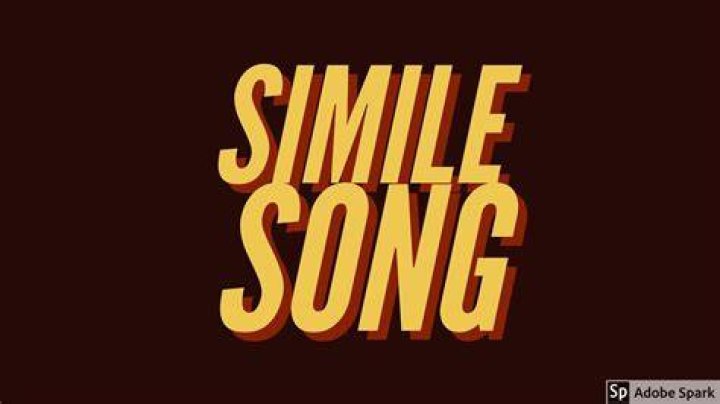 The Ultimate Simile Song - songs with similes or metaphors in them