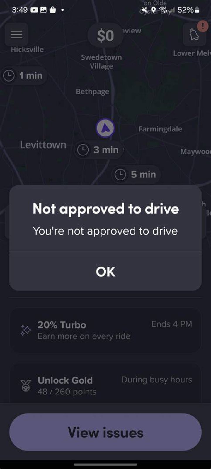 Why am i not approved to drive on Turo? ·