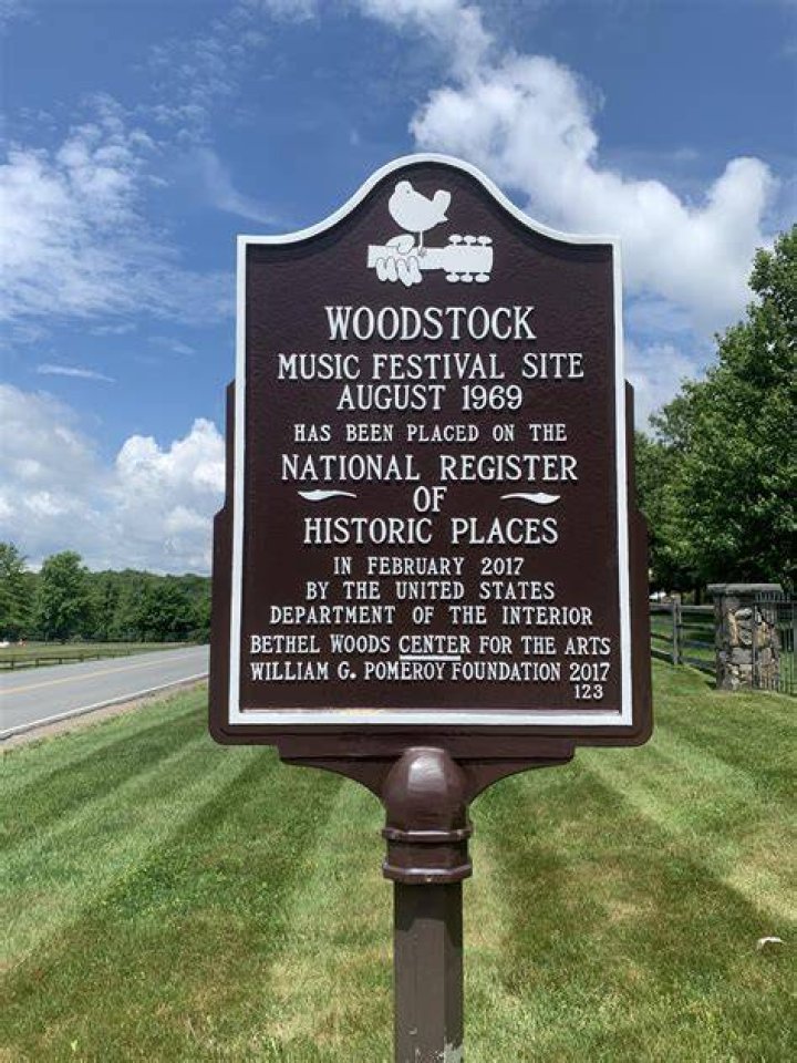Woodstock Memorial Max Yasgur's Farm The Real Woodstock Story
